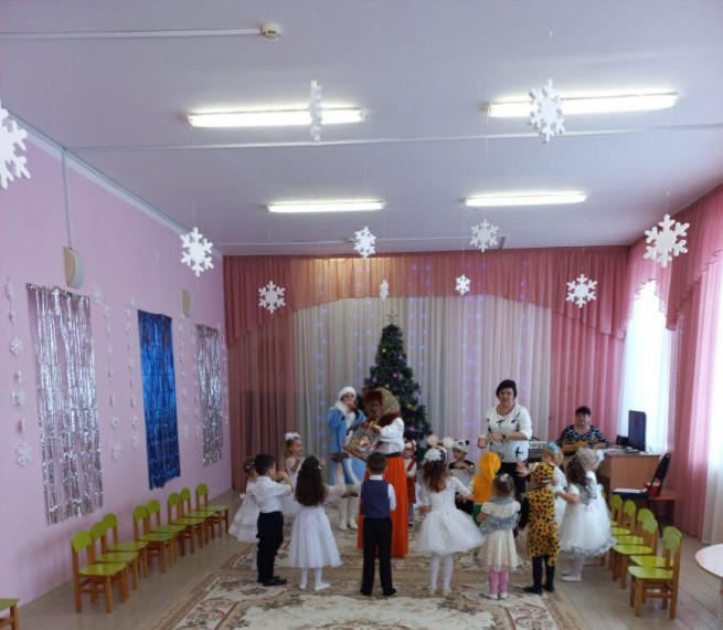 Новогодний праздник в дошкольных группах.